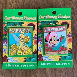 Limited Edition Disney Garden Collectors Pins